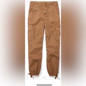 American Eagle cargo jogger , brown ,size 00 regular